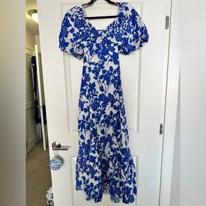 Tuckernuck Hyacinth House Blue Midi Dress - XS Like New